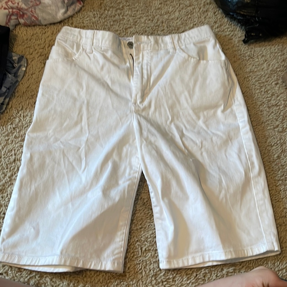 long jean shorts